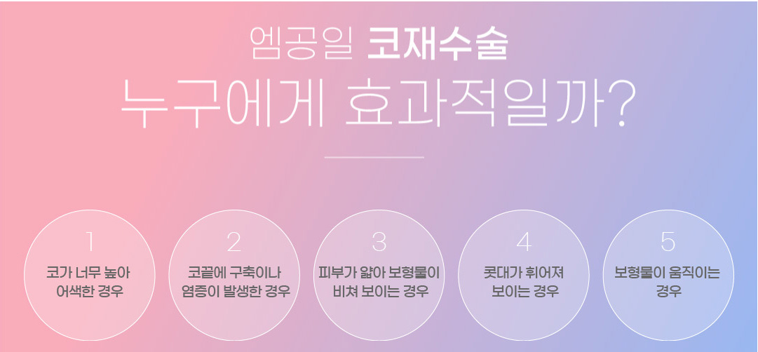 엠공일 코재수술 누구에게 효과적일까?