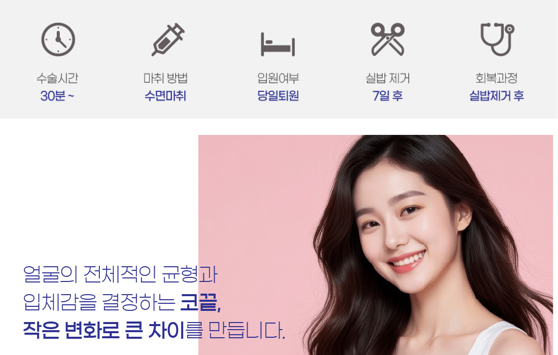 수술시간 마취 방법 입원여부 실밥 제거 회복과정